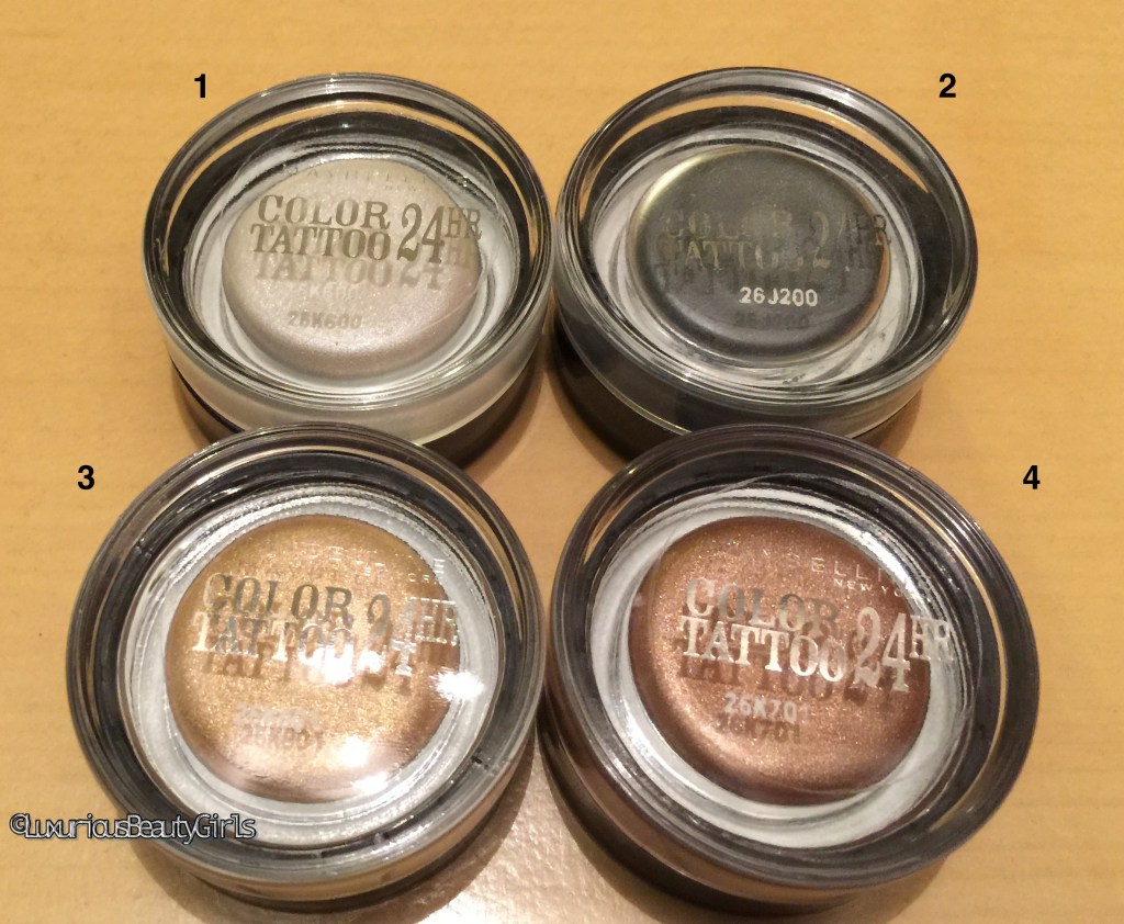 Revue Makeup: &laquo;&nbsp;24h Color Tattoo&nbsp;&raquo; de Gemey&nbsp;Maybelline